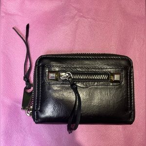 Rebecca Minkoff black regan card/key case 🖤